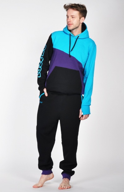 Lazzzy ® NEW ERA hoodie torquoise