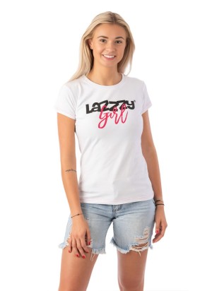 Lazzzy Girl White - VIBES TRIČKO
