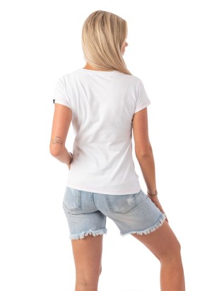 Lazzzy Girl White - VIBES TRIČKO