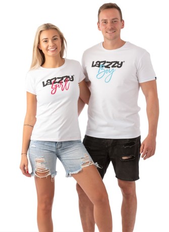Lazzzy Girl White - VIBES TRIČKO