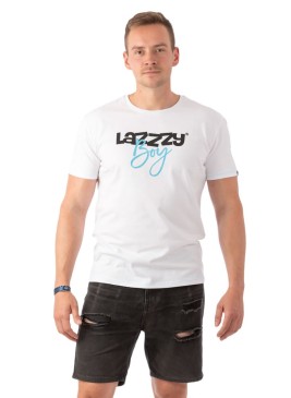 Lazzzy Boy White - VIBES TRIČKO