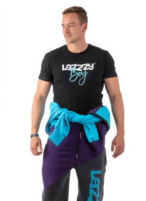 Černý "Lazzzy Boy" tričko black – Stylové vibes pro kluky