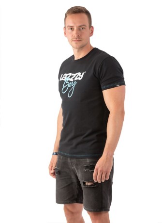 Černý "Lazzzy Boy" tričko black – Stylové vibes pro kluky