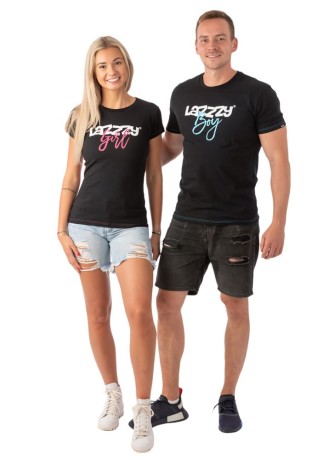 Černý "Lazzzy Boy" tričko black – Stylové vibes pro kluky