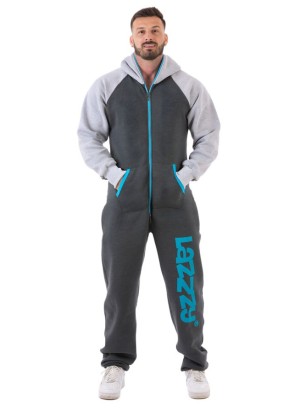 Metal Grey Turquoise - DUO - Lazzzy® Prémiové overaly