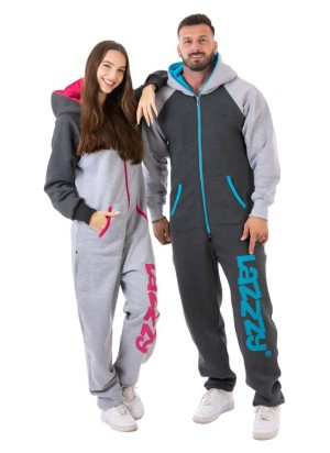 Metal Grey Turquoise - DUO - Lazzzy® Prémiové overaly