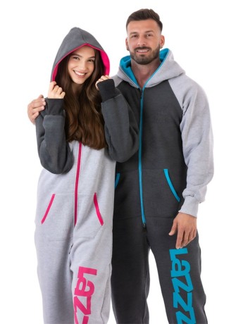 Metal Grey Turquoise - DUO - Lazzzy® Prémiové overaly