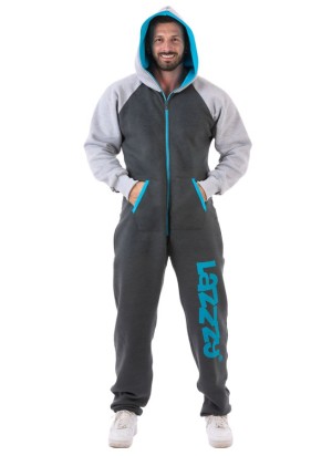 Metal Grey Turquoise - DUO - Lazzzy® Prémiové overaly