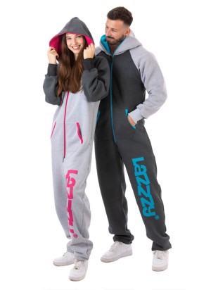 Metal Grey Pink - DUO - Lazzzy® Prémiové overaly