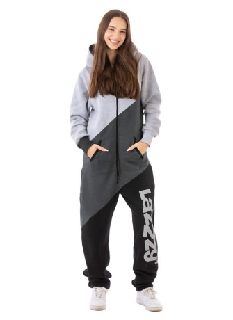 Grey Black - TRIO - Lazzzy® Prémiové overaly