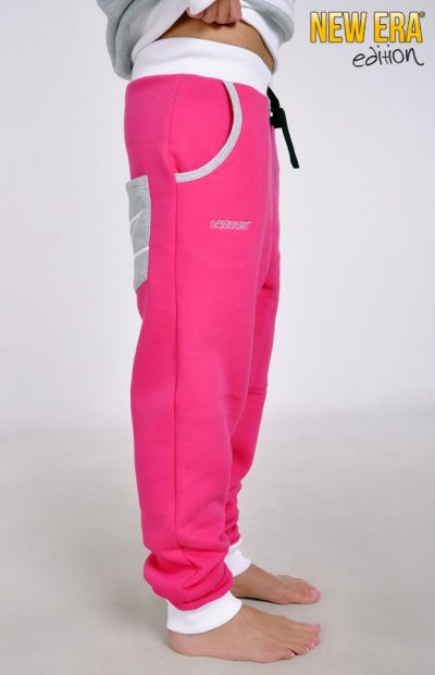 Lazzzy ® Tepláky NEW ERA Pink Pants