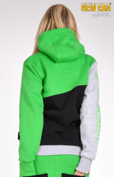 Lazzzy ® mikina NEW ERA hoodie green