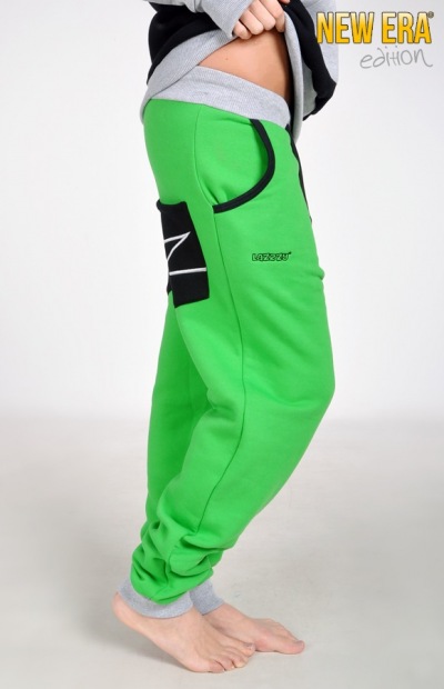 Lazzzy ® tepláky NEW ERA pants green