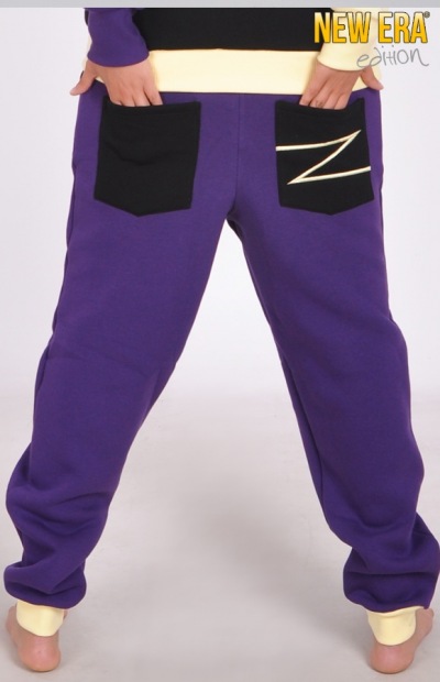 Lazzzy ® NEW ERA tepláky purple
